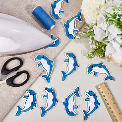 10pcs computergesteuertes Sticktuch zum Aufbügeln/Aufnähen&nbsp;PATC-CY0001-43