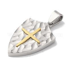 Pendentifs en acier inoxydable 304 avec placage ionique (IP)&nbsp;STAS-Z075-03P