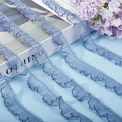Bordure en dentelle plissée en polyester de 10 mètre&nbsp;OCOR-GF0003-52A