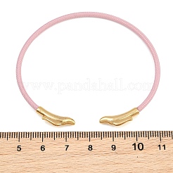 Braccialetti in filo d'acciaio intrecciato&nbsp;KK-CBA6056-02E-G