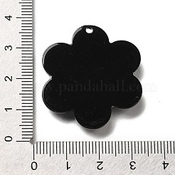 Anhänger aus undurchsichtigem Acryl mit Totenkopfmotiv&nbsp;OACR-L019-01A