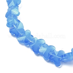 Chapelets de perles en verre imitation jade&nbsp;EGLA-L045-I-A01