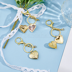 4 Stück Medaillon-Anhänger aus Messing.&nbsp;KEYC-HS00021