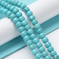 Fili di perline howlite naturale&nbsp;G-E604-F01