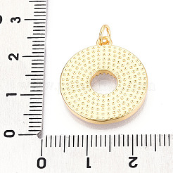 Messing micro pave klare zirkonia anhänger&nbsp;KK-N268-42G