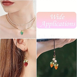 5pcs pendentifs au chalumeau faits à la main&nbsp;PALLOY-YW00108-07A