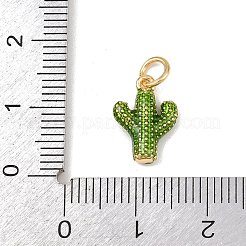 Pendentifs d'émail en laiton &nbsp;KK-P339-22G-02