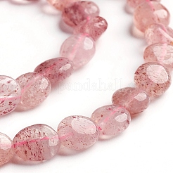 Fragola naturale perle di quarzo fili&nbsp;G-D0002-B40