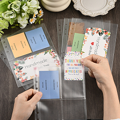 30 pièce 3 styles d'insert en plastique pour album photo&nbsp;FIND-SP0004-57B