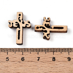Pendentifs en bois naturel&nbsp;WOOD-N016-65A