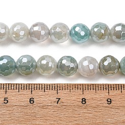 Galvani natürliche Achat Perlen Stränge&nbsp;G-B191-A07-8mm-14