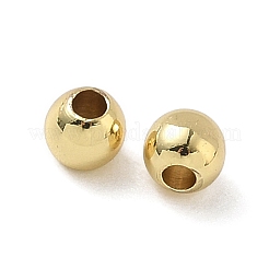 Perles solides en laiton&nbsp;KK-WH0034-02C-G