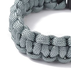7 braccialetti intrecciati in cordino di poliestere e spandex con anima interna per uomo e donna&nbsp;BJEW-JB12509-01