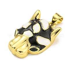 Pendentifs en laiton doré pavés de zirconiums cubiques&nbsp;KK-K354-23G-02