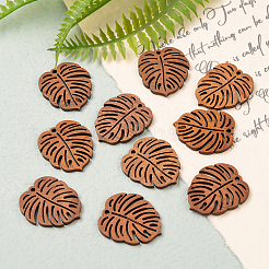 Pendentifs en bois de noyer naturel&nbsp;WOOD-CJ0001-28