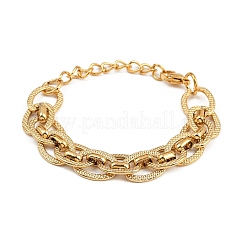 304 Edelstahl-Kabelkettenarmbänder für Damen&nbsp;BJEW-D349-01G
