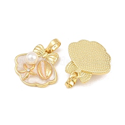 Ciondoli smaltato in ottone&nbsp;KK-CBAEBFB-12G-01