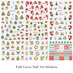 Autocollant pleine couverture nail art de la série de noël&nbsp;MRMJ-Q058-M