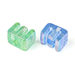 UV-Beschichtung transparente europäische Acrylperlen&nbsp;OACR-M027-02E