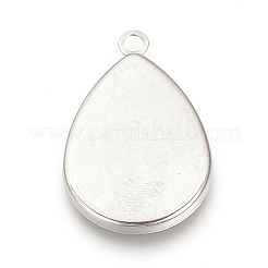 Cabochon pendenti in acciaio inossidabile 201 anti-appannamento&nbsp;X-STAS-S057-34