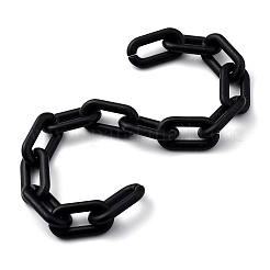 Chaînes de câbles en plastique ccb peintes à la main&nbsp;AJEW-JB00729