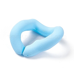 Opake Acryl Verknüpfung Ringe&nbsp;OACR-E004-02G