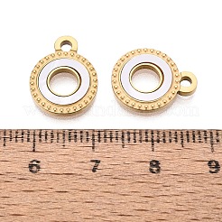 304 Edelstahl-Emaille-Anhänger&nbsp;STAS-Q111-15G-01