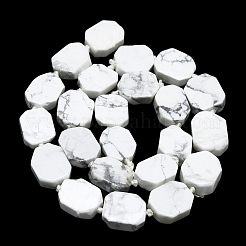Chapelets de perles en howlite naturelle&nbsp;G-K245-K02-01