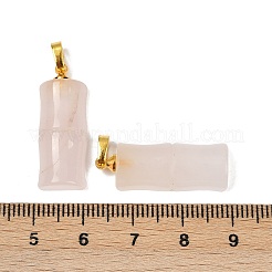 Natürlichen Rosenquarz Anhänger&nbsp;G-F795-E01-G