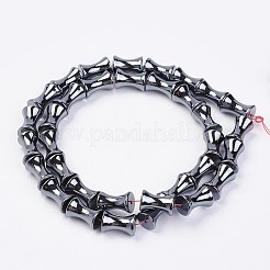 Non magnetici perle ematite sintetico fili&nbsp;G-F396-04-8x12mm