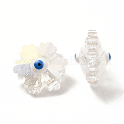 Perles en verre transparentes&nbsp;GLAA-F121-14E