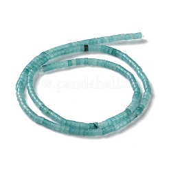 Chapelets de perles de jade blanche naturelle&nbsp;G-Q008-A01-01C