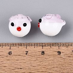 Perles vernissées manuelles&nbsp;LAMP-Q039-12G