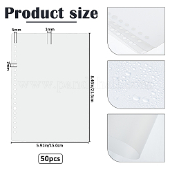 Séparateurs de reliure en plastique pp&nbsp;DIY-WH0899-761C