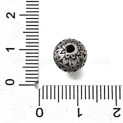 Perles en acier inoxydable 304 gravées&nbsp;STAS-H263-17AS-06