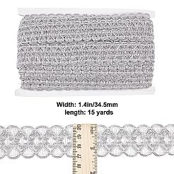Garnitures en dentelle de polyester brodées de style ethnique&nbsp;OCOR-WH0070-20B