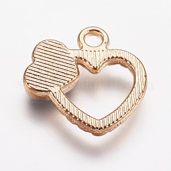 Pendentifs d'émail en alliage&nbsp;X-ENAM-G124-12E