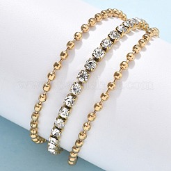 Mehrreihige Armbänder aus 304 Edelstahl&nbsp;BJEW-C103-06G