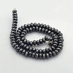 Electroplate non magnetici ematite sintetico fili di perline&nbsp;G-J208F-M