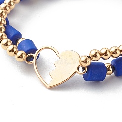 Bracciali intrecciati con filo di nylon regolabile&nbsp;BJEW-JB06545