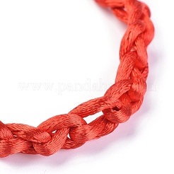 Verstellbares Armband aus geflochtener Nylonschnur&nbsp;BJEW-JB04330-02