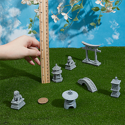 7 Stück 6 Stile Harz- und PVC-Statuen&nbsp;DJEW-NB0001-55