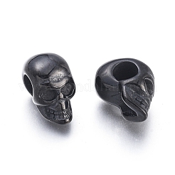 Cuentas europeas de acero inoxidable 304 para Halloween&nbsp;STAS-M274-116B