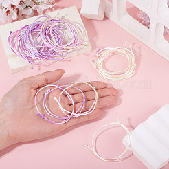 32 pièce de fil de nylon bicolore pour la confection de bracelets&nbsp;BJEW-TAC0072