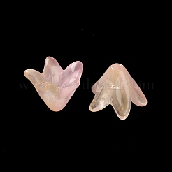 Lackiert transparent Glasperlen&nbsp;GLAA-D006-14