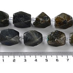 Natürliche Larvikit-Perlenstränge&nbsp;G-C182-17-02
