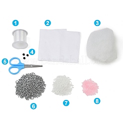 Kit de broderie de perles pour chat 3D à faire soi-même&nbsp;AC-CBA6750-06