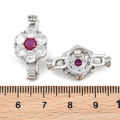 Messingpavé mit Zirkonia-Faltschließe&nbsp;CU-CBAA6E8-13P