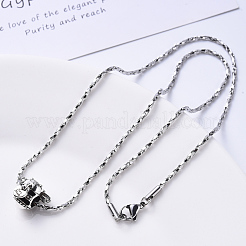 Anlaufgeschützte Boston-Gliederkette aus Edelstahl 304&nbsp;NJEW-S420-006B-P