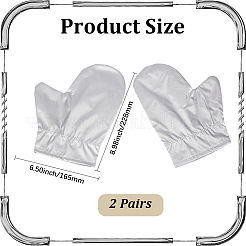 2 Paar mikrowellengeeignete Polyester-Schutzhandschuhe&nbsp;AJEW-CY0002-88